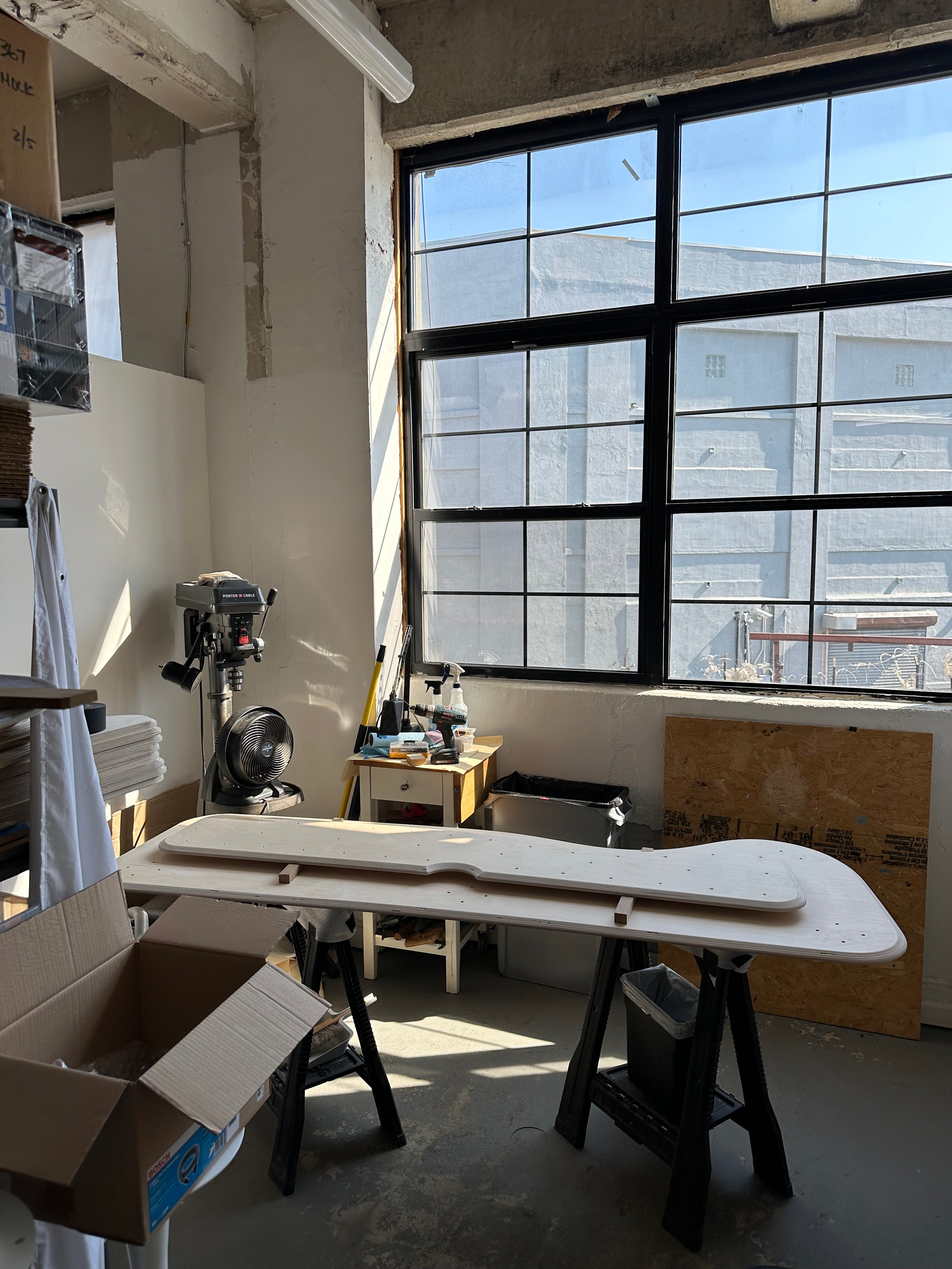 double desk for two