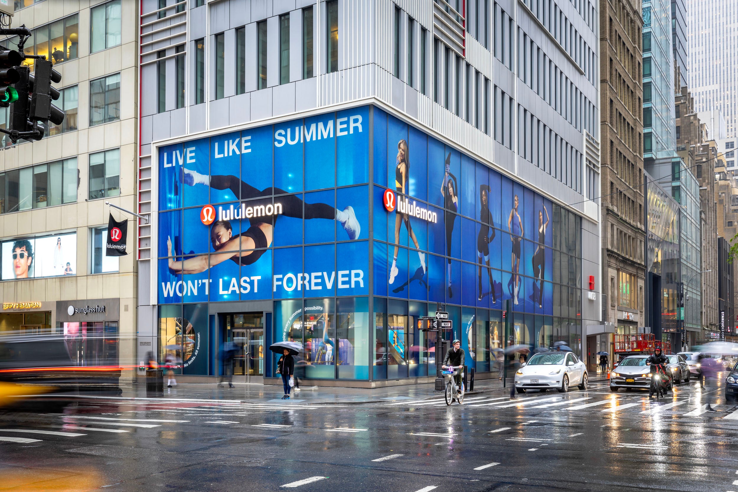 lululemon flagship takeover