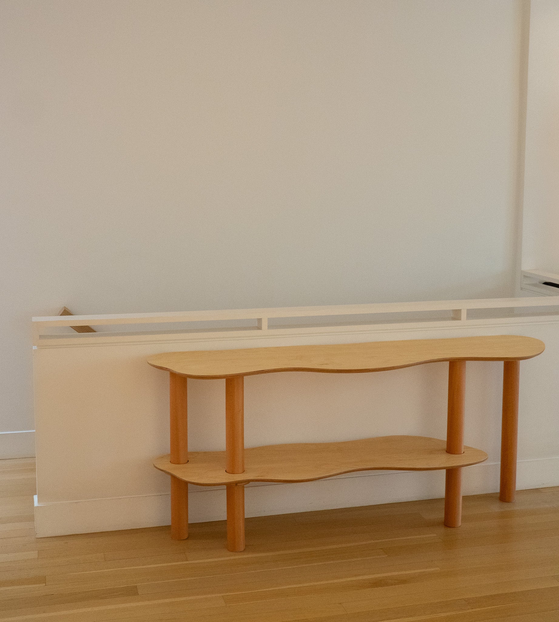 curvy console table