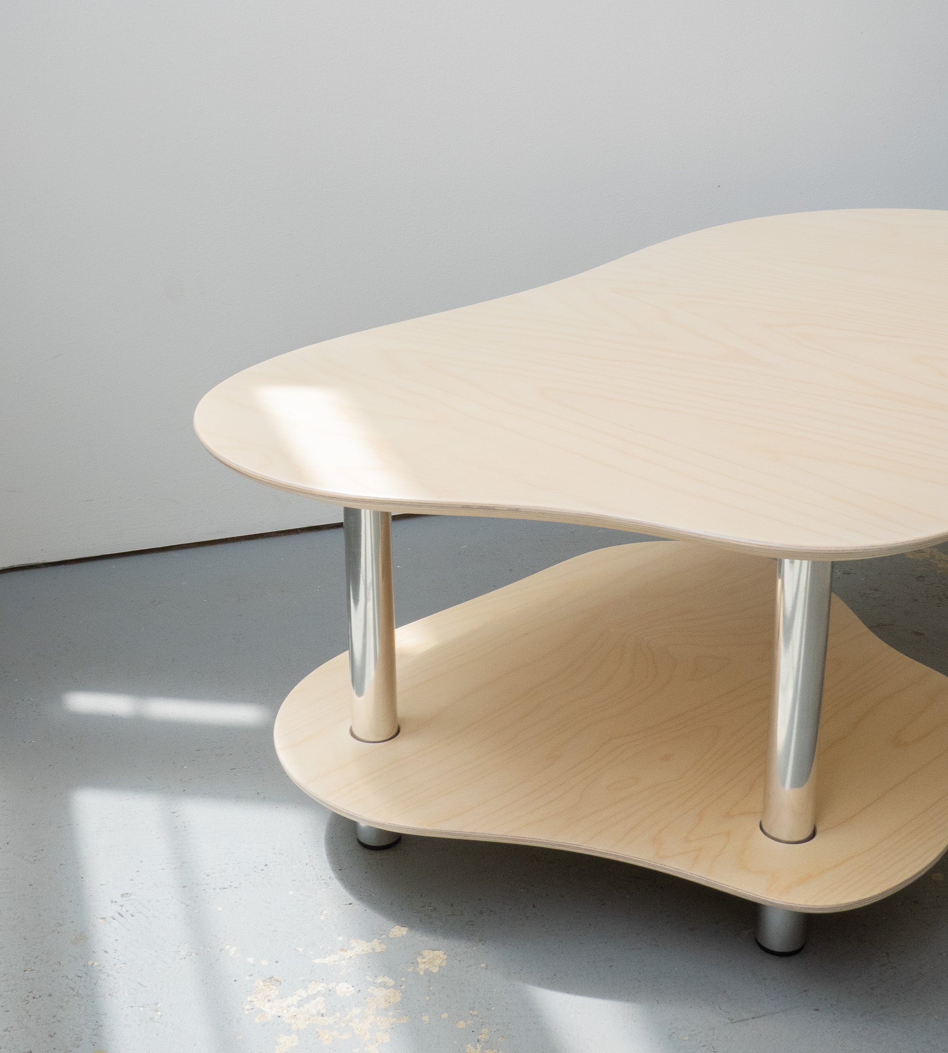 Mini Chrome Coffee Table