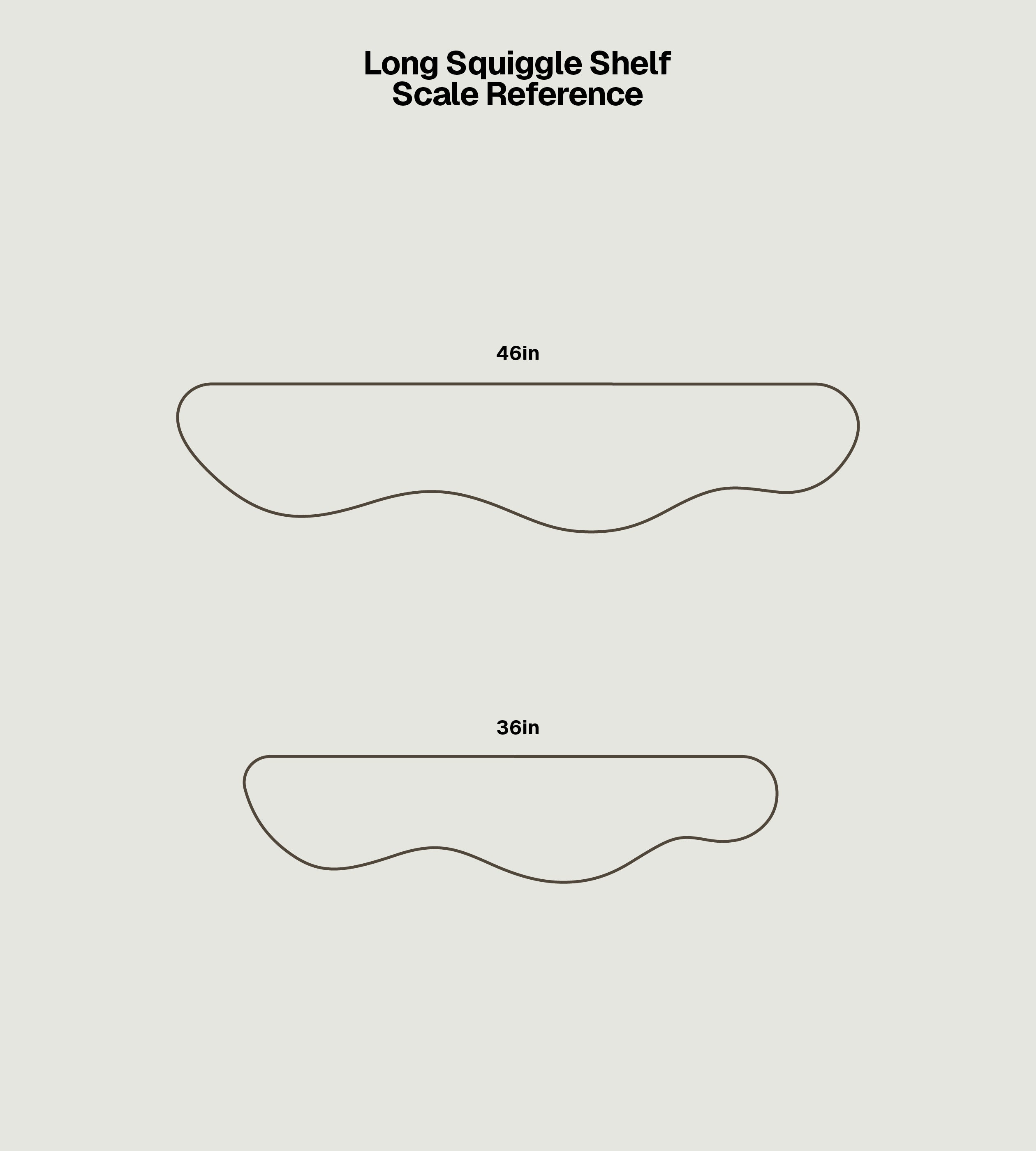 Long Squiggle Shelf
